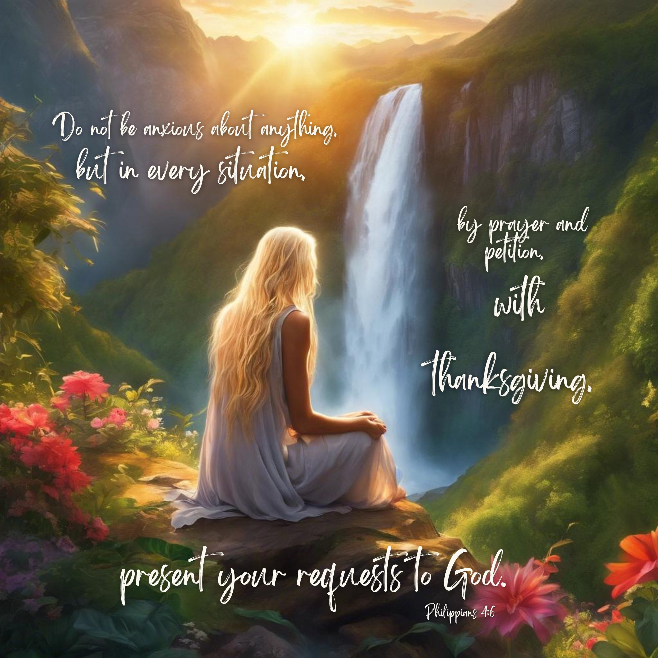 Do Not Be Anxious — free prophetic art print for Weekly Word subscribers