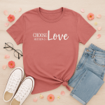 Choose Love Heavyweight Cropped T-Shirt | Comfort Colors 3023CL