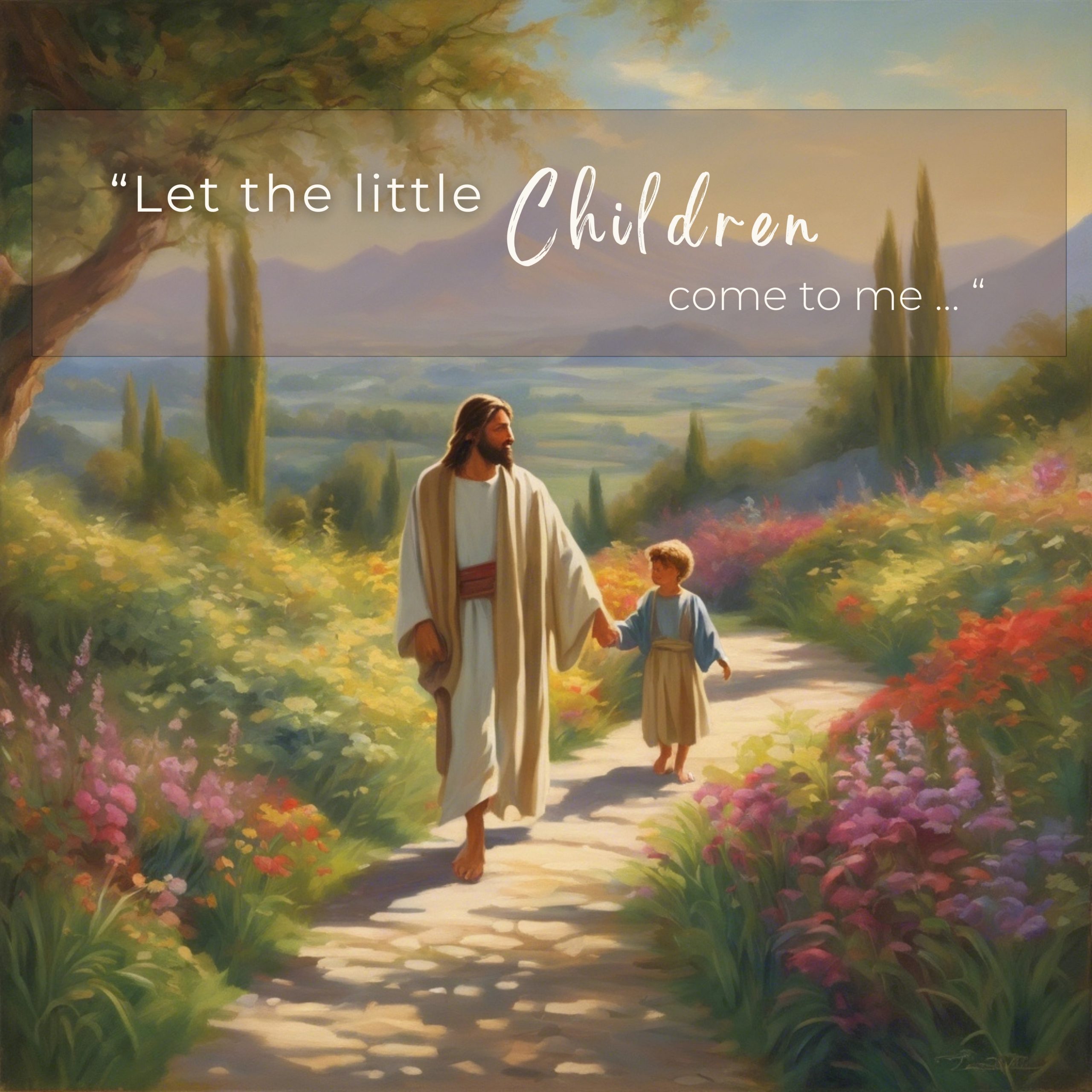 Let the Little Children Come prophetic art print